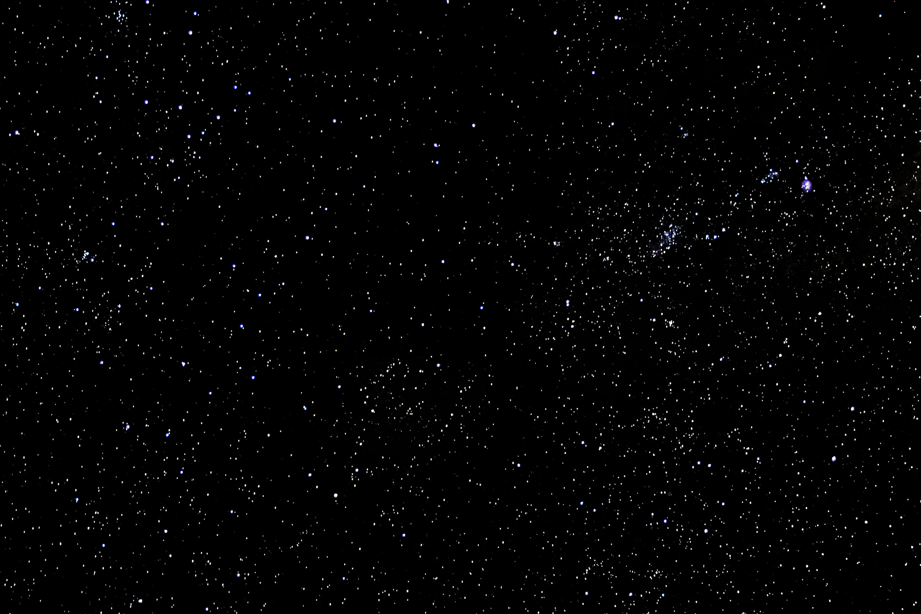 Stars and galaxy outer space sky night universe black starry background of starfield